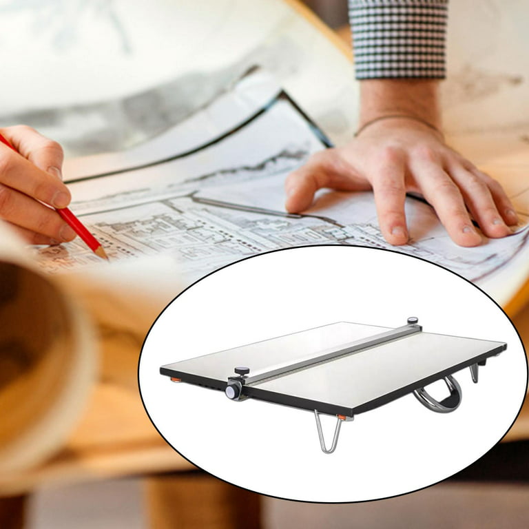 Drawing Board Multifunctional Adjustable Angle Drafting Table with Parallel