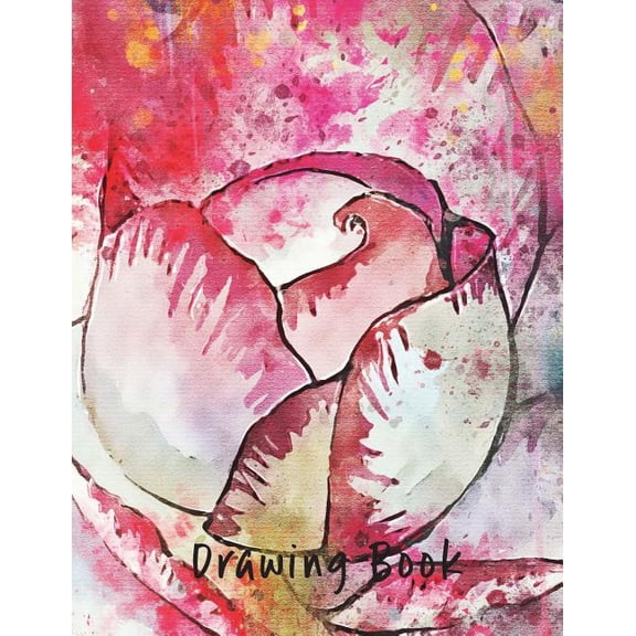 Drawing Books: Drawing Book : Rose 8.5x11 (Series #18) (Paperback)