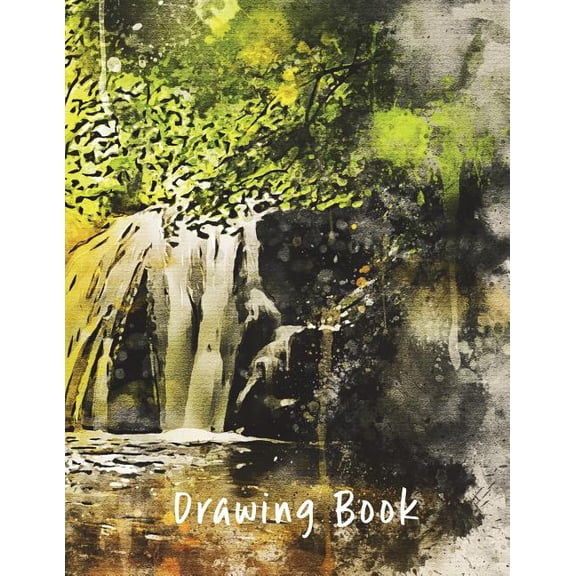 Drawing Books: Drawing Book : Waterfall 8.5x11 (Series #20) (Paperback)