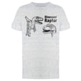 thumbnail image 1 of Drawing Dinosaurs Raptor Art Tee Men's -Image by Shutterstock, 1 of 2