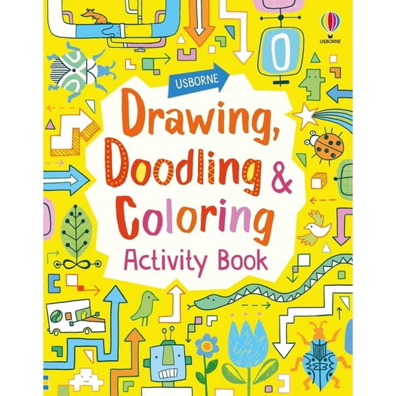 Activity Book Drawing, Doodling and Coloring Activity Book, Book 2, (Paperback)