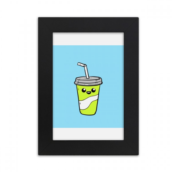 Drawing Expression Lovely Drink Bottle Desktop Photo Frame Picture Display Art Painting Exhibit