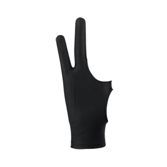 Drawing Glove Digital Drawing Glove Smudge Layer Anti Mistouch Graphics Painting Glove for Paper Sketching Tracing Board Two Finger L