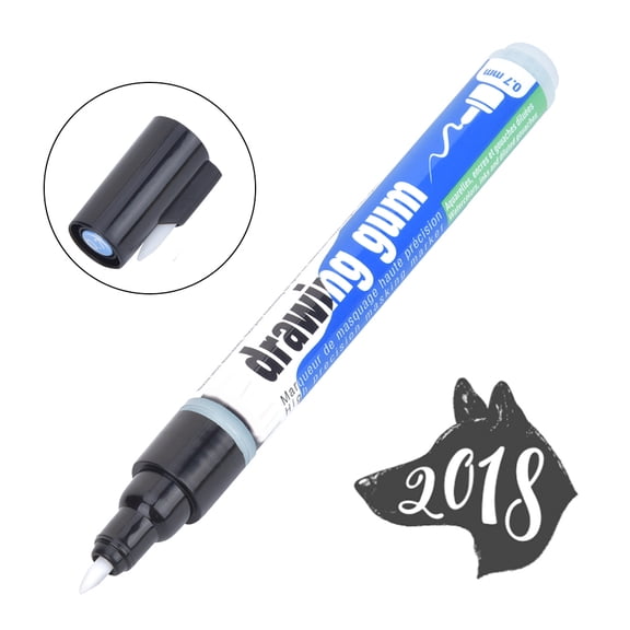 Drawing Gum Masking Fluid Marker Pen Watercolor White Liquid Mark Pen Art Supplies