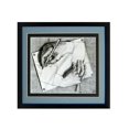 thumbnail image 1 of Drawing Hands by M.C. Escher Framed Poster Print Custom Framed Many Sizes, 1 of 6