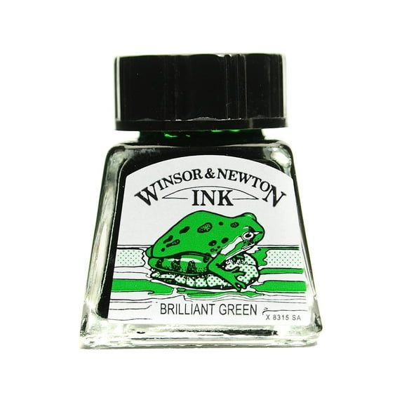 Drawing Inks brilliant green, 14 ml, 46 (pack of 4)