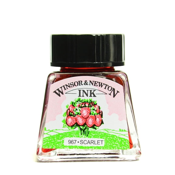 Drawing Inks scarlet, 14 ml, 601 (pack of 6)