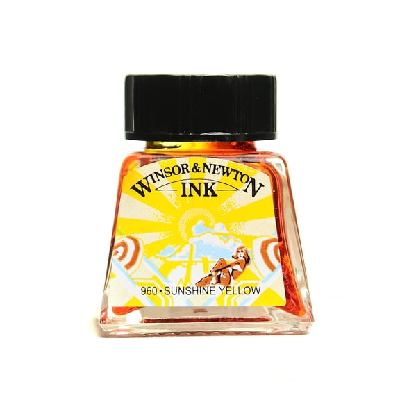 Drawing Inks sunshine yellow, 14 ml, 633 (pack of 4)