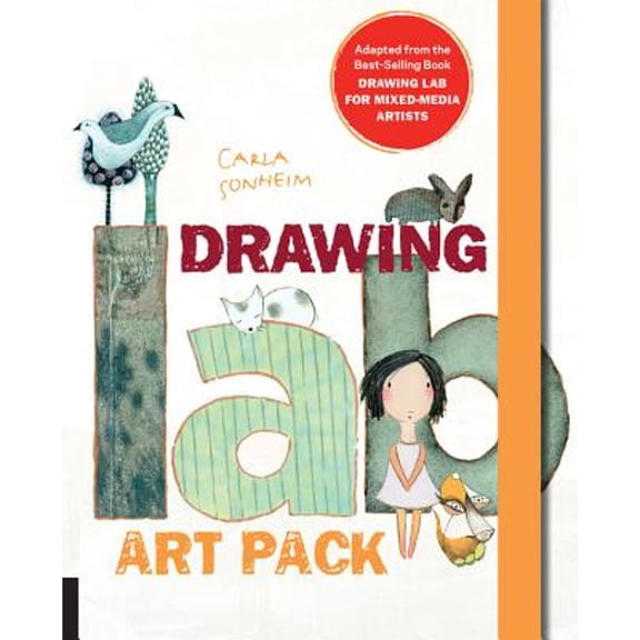 Pre-Owned Drawing Lab Art Pack: A Fun, Creative Exercise Book & Sketchpad Burst: Adapted from the best-selling book Drawing Lab for Mixed-Media Artists: A Fun, ... book Drawing Lab for Hardcover