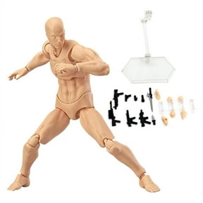 , Drawing Models Figure Artist Draw Painting Model with Stand Support & Accessories for Artists, Male B