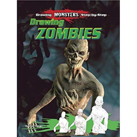 Pre-Owned Drawing Monsters Step-By-Step: Drawing Zombies (Hardcover)
