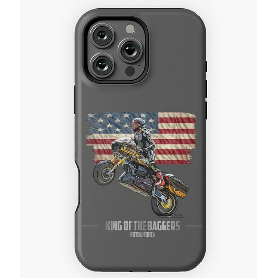 Drawing MotoAmerica Baggers N3224 Phone Case for iPhone 17 16 15 14 13 12 11 Pro Max