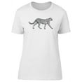 thumbnail image 1 of Drawing Of A Cheetah T-Shirt Women -Image by Shutterstock, Female Large, 1 of 4