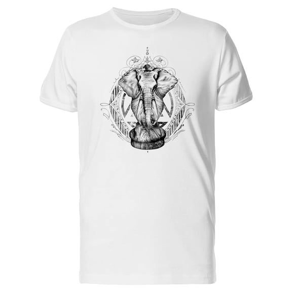 Drawing Of A Chess Elephant T-Shirt Men -Image by Shutterstock, Male 4X-Large
