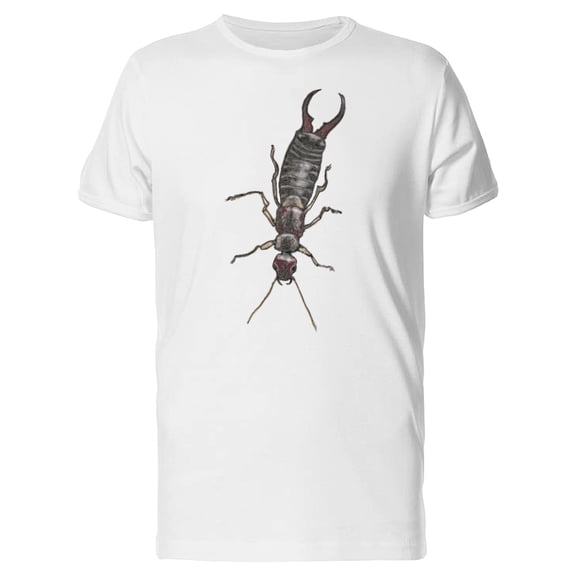 Drawing Of An Earwig T-Shirt Men -Image by Shutterstock, Male 4X-Large