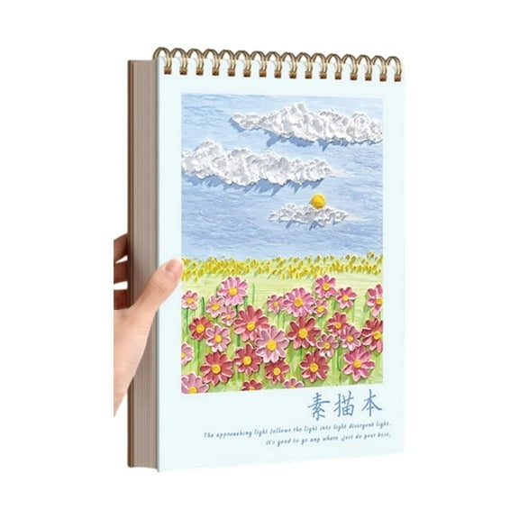 Drawing Pad Drawing Notebook 160gsm Paper Perfect For Mixed Media Sketching And Watercolor Painting Artist Grade