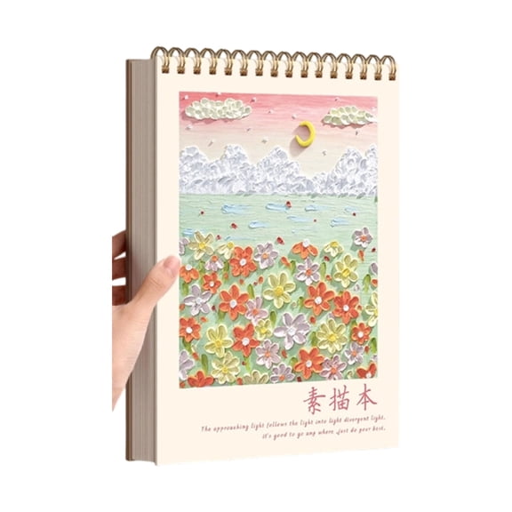 Drawing Pad Drawing Notebook 160gsm Paper Perfect For Mixed Media Sketching And Watercolor Painting Artist Grade