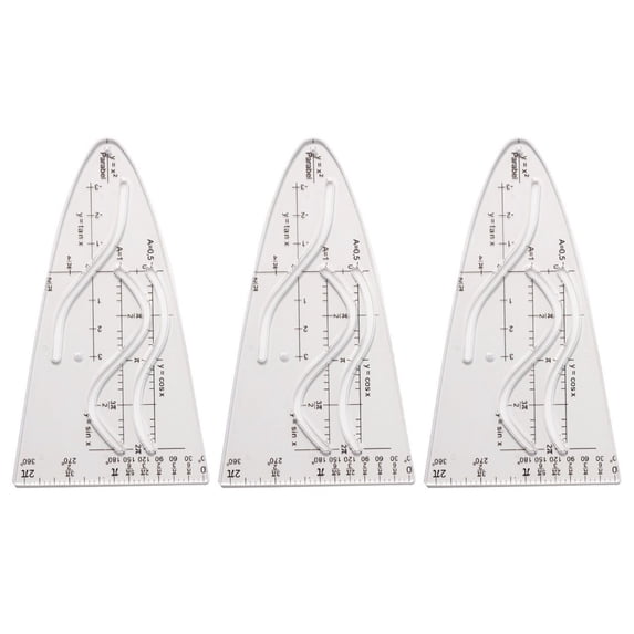 Drawing Parabolic Template Measuring Tool Draft Ruler for Students ...