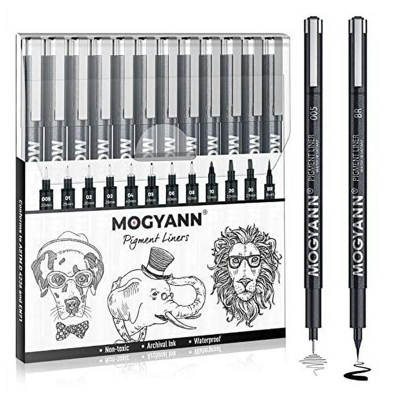 12pcs Micro Fineliner Drawing Art Pens Neelde Drawing Manga Pen