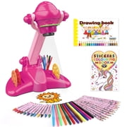 Konijiwa Drawing Projector Set,Coloring & Tracing Art Kit Gift for 3+ Year Old Girls