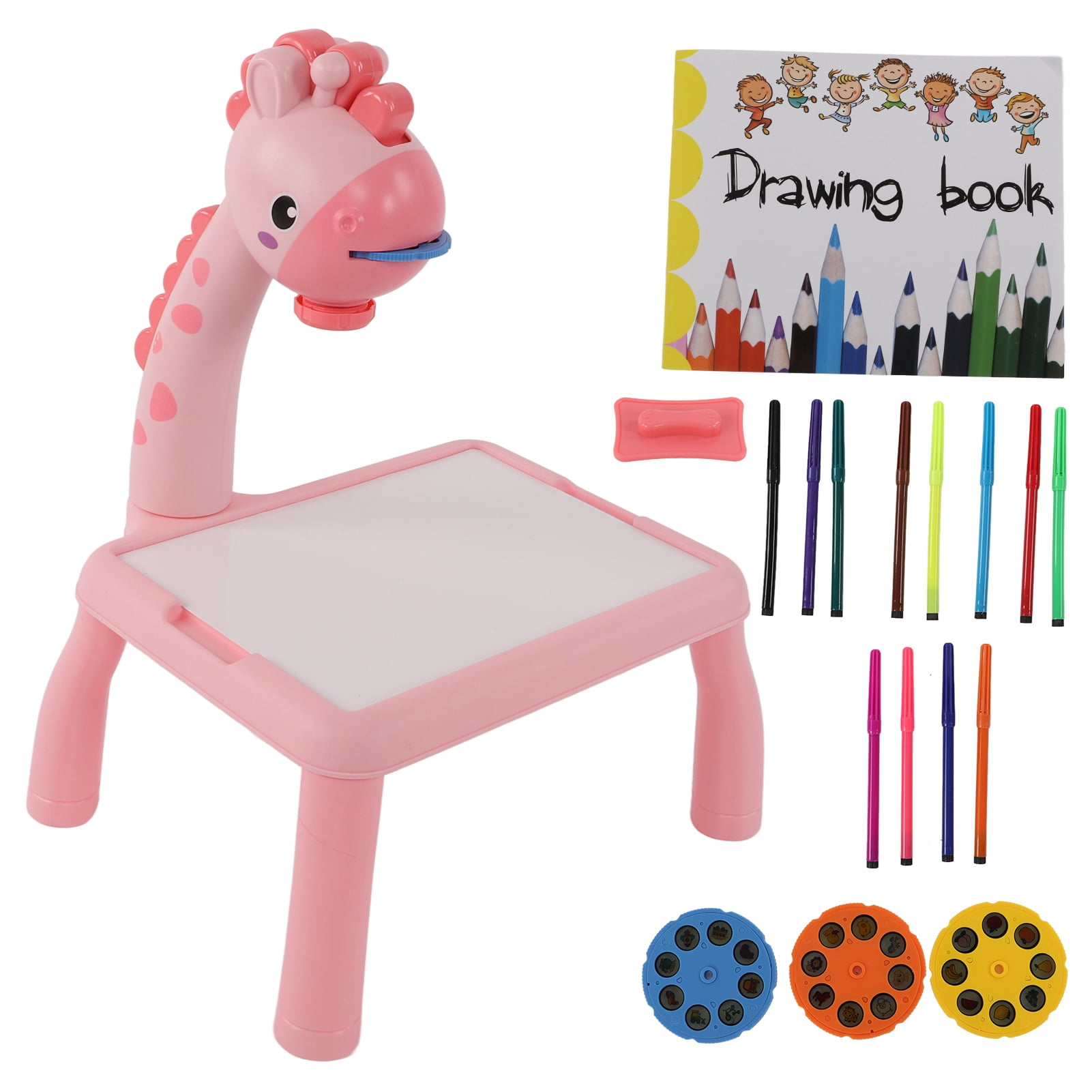 Drawing Projector Sketchpad Erasable Doodle Board Table with Projector