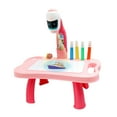 thumbnail image 1 of Drawing Projector Table for Kids, Trace and Paint Drawing Board with Light & Music, Smart Projector Sketcher Desk, Preschool Learning Kids Toys for Ages 5-7, 4 Year Old Girl Birthday Gifts, 1 of 7
