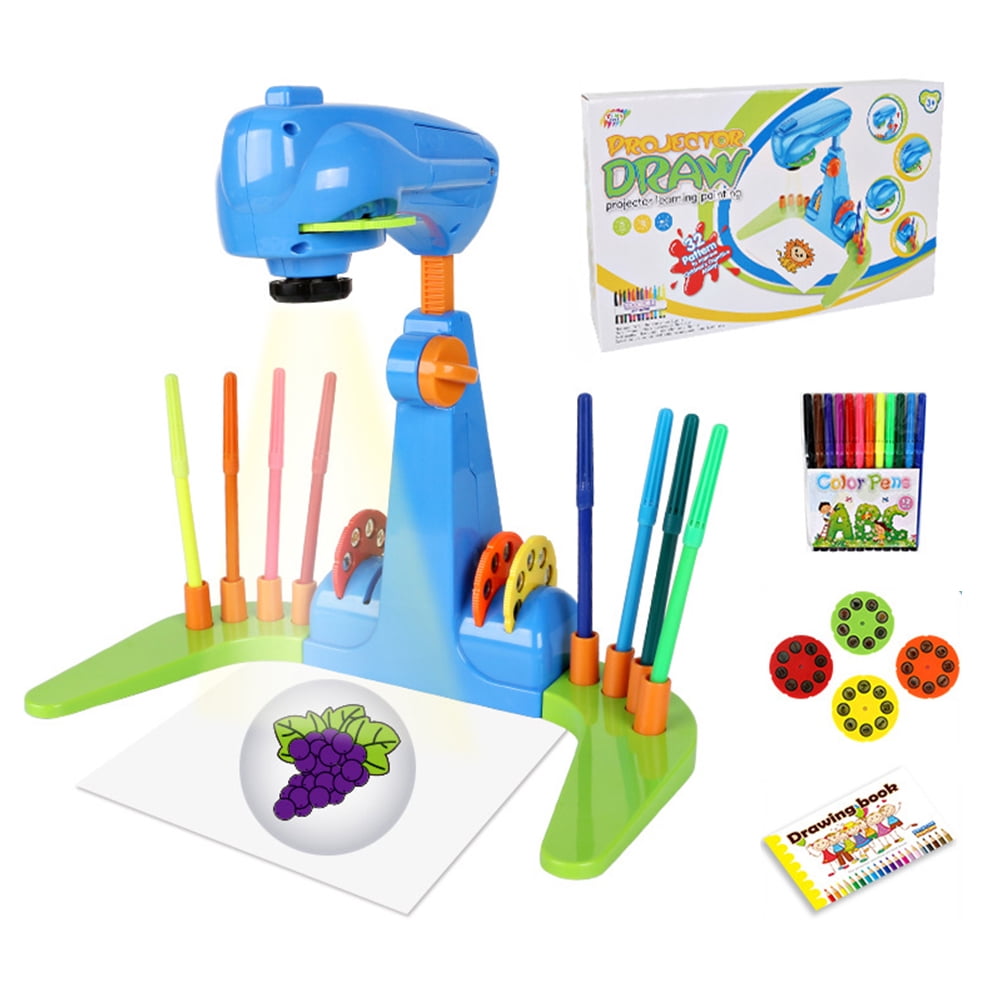 Drawing Projector for Kids with - Drawing Projector For Kids With 32 Cartoon Patterns 12 Color Brushes Blue E61686b6 46e8 4dc7 907c 8a1ca2050e18.54538dcb78afc7f4942c718bfd12ff91