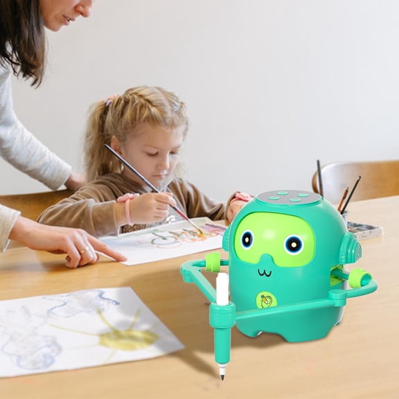 Drawing Robot for Early Learning - Educational Smart Robot with Interactive Voice & Lights for Drawing, Coding, and Fun Learning Games - Spark Creativity and Critical Thinking Skills
