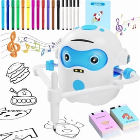 Drawing Robot for Kids, Educational Drawing Machine with 100 Cards, Enlightenment in Painting Learning Kids Toys for Boys Girls Birthday Christmas Gift