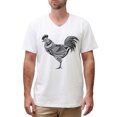 thumbnail image 1 of Drawing Rooster In Graphic Style Printed Cotton Men T-shirt MTS_02 2XL, 1 of 1