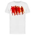 thumbnail image 1 of Drawing Running Athletes T-Shirt Men -Image by Shutterstock, Male Large, 1 of 2