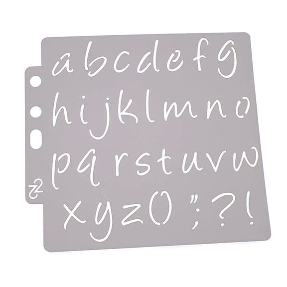 BESTOYARD Drawing Templates Assorted Color Flexible Plastic Sheets for Craft Projects and Paper Art