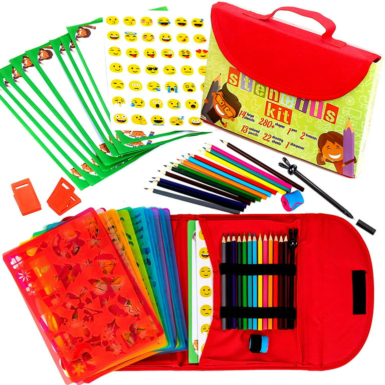 https://i5.walmartimages.com/seo/Drawing-Stencils-Kids-Kit-Carry-Case-Child-Safe-Non-Toxic-Stencil-Set-300-Shapes-Colored-Pencils-Paper-Etc-Travel-Art-Supplies-Creativity-Learning-Fu_60e8d6bc-2f7c-43b5-a9d6-21b60fbfc53d.1af0ce63b8f5ff8a5b9cb24721bc1c66.jpeg?odnHeight=768&odnWidth=768&odnBg=FFFFFF