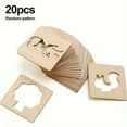 thumbnail image 1 of Drawing Stencils Set | 20pcs Wooden Painting Templates | Reusable Poplar Board Art Stencil Kit | DIY Drawing Tools for Crafts Scrapbooking Airbrushing Journals | 7.5"x7.5" Durable Templates, 1 of 8