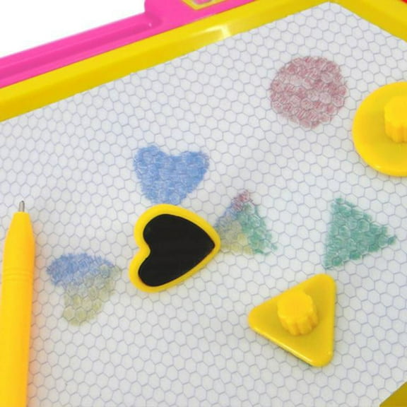 Drawing Tablet for 18+ Months, Magnetic Doodle Board with Detachable Stand & Colorful Drawing Pad, Educational Learning Tool for Writing & Sketching Practice