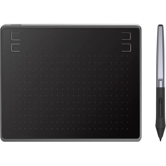 Drawing Tablet HS64 Beginner Graphics OSU Tablet with -Free Stylus 8192 for Digital Art, Painting & Design, Compatible with Windows, , Android & Linux Black