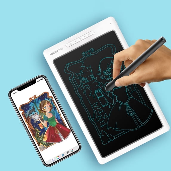 Drawing Tablet,Pressure Sensitivity Notes Tablet Tablet 8192 Pressure Sensitivity Buzhi Eryue