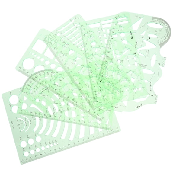 Drawing Template Set Geometric Stencil Architecture - Walmart.com