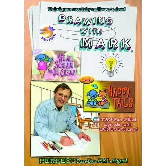 Drawing With Mark: Happy Tails & We All Scream For Ice Cream