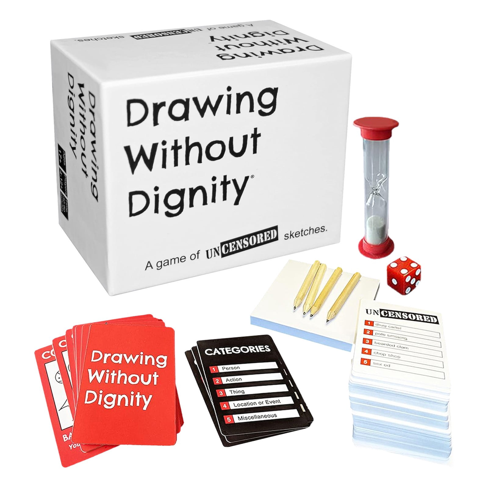 Drawing Without Dignity Hilarious Drawing Card Game - Fun and Silly Art ...