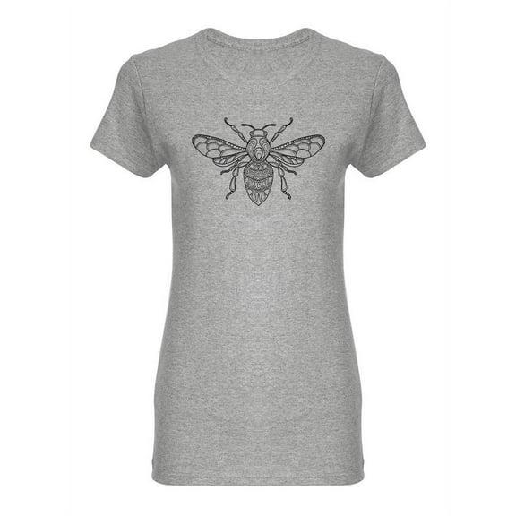 Drawn Bee T-Shirt Women -Image by Shutterstock, Female Large
