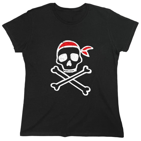 Drawn Skull Sarcastic Humor Novelty Funny Women's Casual Tees