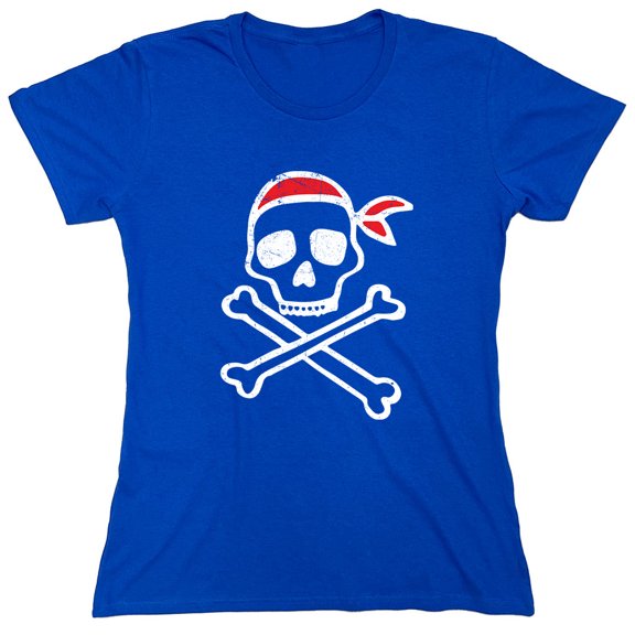 Drawn Skull Sarcastic Humor Novelty Funny Women's Casual Tees
