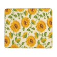 Drawn Sunflower Mousepad Mouse Pad Mouse Mat With Non Slip Rubber Base