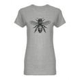 thumbnail image 1 of Drawn Vintage Honey Bee T-Shirt Women -Image by Shutterstock, Female 3X-Large, 1 of 2