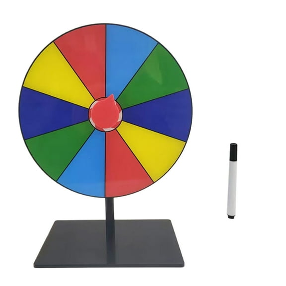 Draws Roulette Wheel Erasable Fortunes Wheel Tabletop Prize Turntable Easy Assembly Roulette Wheel