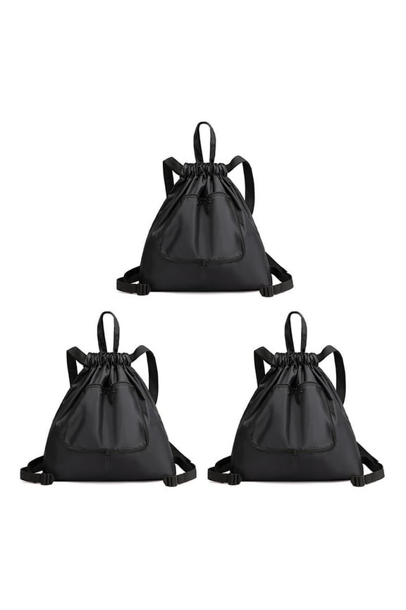 Drawstring Backpack Backpack Waterproof Small Gym Bag for Women Foldable Lot T7 T0V3