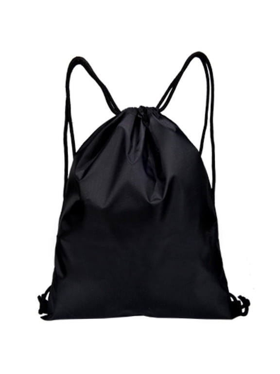 Drawstring Backpack Bag - Waterproof Sports Gym Sackpack for Marathon & Daily Storage
