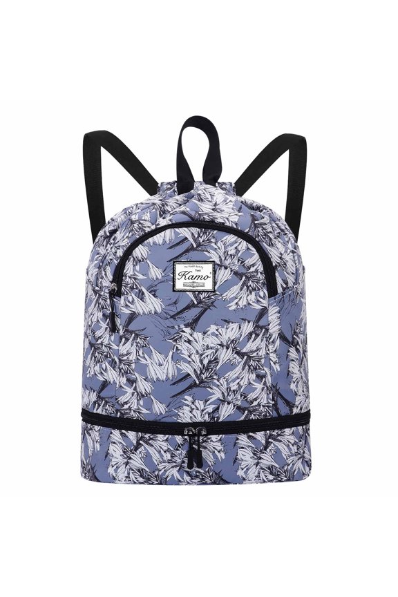 Drawstring Backpack Bag with Shoe Compartment, Large Gym Bag Sackpack Sports Beach Backpack for Men Women