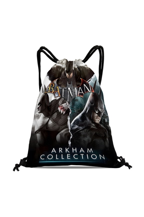 Drawstring Backpack for Batman Drawstring Pocket Adults Women Men Party Favor Bags Sports for Gym Travel Swimming Hiking Camping Tote Bag 11.8 15.7 in